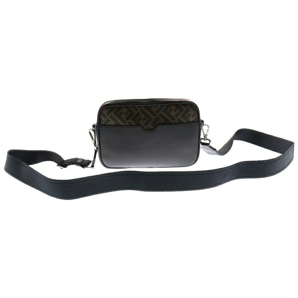 Fendi Diagonal Brown Case Camera Ff Crossbody Zuc… - image 1